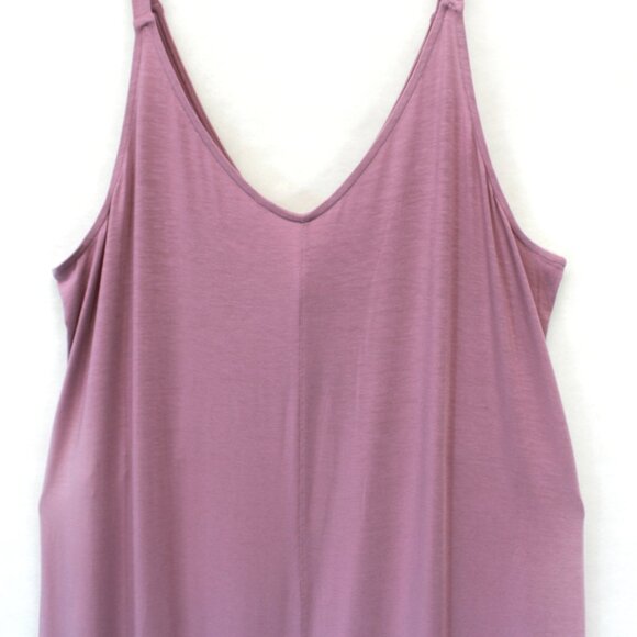 Athleta Pink Nighttime Bliss V-Neck Sleep Romper Jumpsuit Lingerie PJ Small - Picture 9 of 11